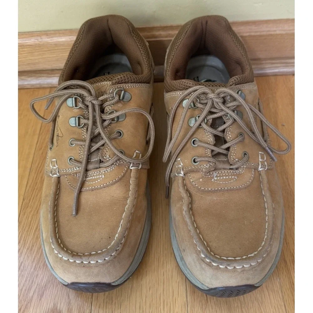 World Wide Sportsman Blue Water boat shoes in tan. Size 11.5